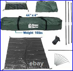 Large 2 Room Tent Camping Shower Changing Privacy Bath Portable Pop Up Shelter