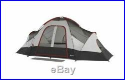 Large 8 Person Dome Camping Tent With Rear Window 16 x 8 Ft 2 Rooms Family Outdoor