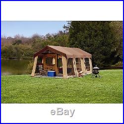 Large Camping Cabin Tent Hiking Family 10 Person Hunting Front Porch 2 Rooms XL