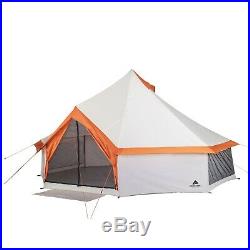Large Camping Tent Yurt Style 8 Person Hiking Outdoor Family Shelter Easy Setup