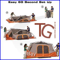 Large Family Cabin Tent Canopy Camping Equipment Outdoor Hiking Shelter 8 Person