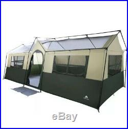 Large Family Camping 12 Person Ozark Trail Hazel Creek Outdoor Cabin Tent