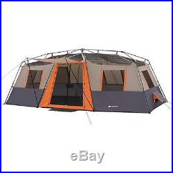 Large Instant Camping Tent 12 Person Cabin Outdoor Family Travel Shelter Orange