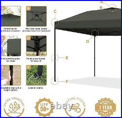 Leader Accessories 10x10 Straight Wall Instant Canopy with wheeled Carry Bag