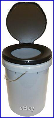 Leisurewize Portable Camping Festival Outdoor Need-a-loo Bucket Toilet with Lid