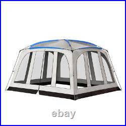 Lightweight 14 x 12/10 Person Rest Instant Camping Tent Ventilation Outdoor Gray