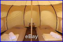 Lotus Belle Outback Tent Camping Outdoor Canvas Glamping Yurt Design 13 FT