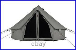 Ltd Edition Regatta Canvas Bell Tent 4m Charcoal Camping & Hiking by WHITEDUCK