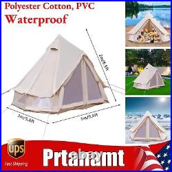 Luxury Glamping Tent All Year Living Polyester Cotton Bell Tent 3m Waterproof