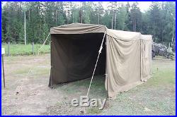 MILITARY SURPLUS TENT COMMAND POST Army Garage connecting tunnel