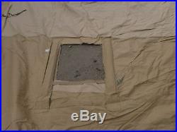 MILITARY SURPLUS TENT COMMAND POST Army Garage connecting tunnel
