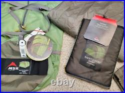 MSR Backcountry Barn 5 Person Camping Tent Shelter Gear Shed With Footprint