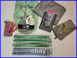 MSR Backcountry Barn 5 Person Camping Tent Shelter Gear Shed With Footprint