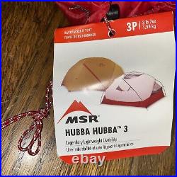 MSR Hubba Hubba 3 (2022) Backpacking Tent! Free Shipping