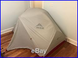 MSR Hubba Hubba NX 2 Person 3 Season Backpacking Tent USED