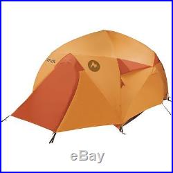 Marmot Halo 4P 4 Person 3 Season Tent Orange camping new