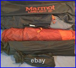 Marmot Limelight 2 Person Polyester Tent In dark grey and orange