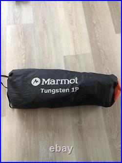 Marmot Tungsten 1P with Footprint (3-Season) Backpacking Tent grey/orange