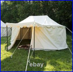 Medieval Natural Burgundian 5x3 Meter Knight Functional WaterProof Camping Tent