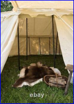 Medieval Natural Burgundian 5x3 Meter Knight Functional WaterProof Camping Tent