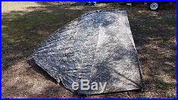 Military ICS ORC Improved Combat Shelter One Man Tent ACU with stakes used good