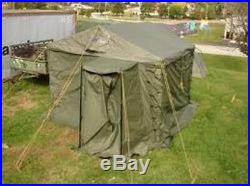 Military Modular Command Post Tent System. Clear Span Shelter Efficient Tent