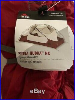 Msr Hubba Hubba Nx Lightweight 2 Person, 3 Season Backpacking Tent Brand New