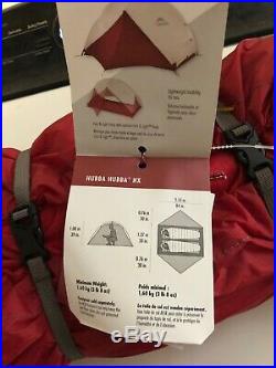 Msr Hubba Hubba Nx Lightweight 2 Person, 3 Season Backpacking Tent Brand New