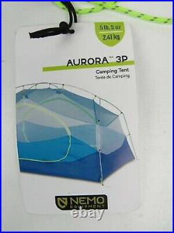 NEMO Aurora 3P 3-Season Backpacking Tent-Surge