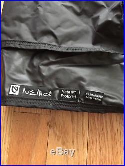 NEMO META 1P tent and footprint, ultralight bikepacking and camping, under 3 lbs