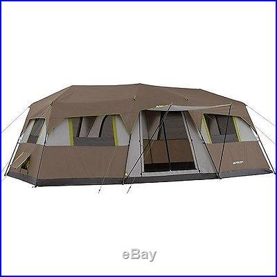 NEW 10 Person Camping Tent 3 Room Instant Cabin Pop Up Easy Setup In Minutes