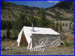 NEW 12x16x5ft Outfitter Canvas Wall Tent + Alum Frame