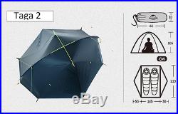 NEW 1 2 Man PERSON Lightweight Camping Hiking Tent 1.37kg Waterproof Outdoor