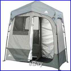 NEW 2-Room Portable Outdoor Instant Shower/Changing/Utility Privacy Tent Shelter