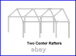NEW! 4 Rafter Canopy Fittings (12 pc) Angle Kit for DIY Wall Tent Frame