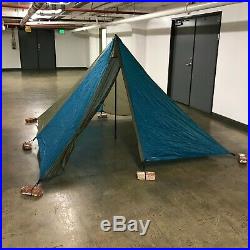 NEW BLACK DIAMOND Mega Light Shelter / 4 Person Tent Blue/Silver Complete Set