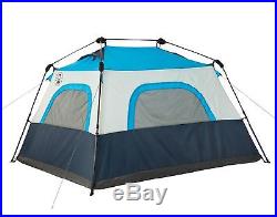 NEW! COLEMAN 4 Person Family Camping Instant Cabin Tent with WeatherTec 8' x 7
