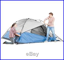 NEW! COLEMAN 4 Person Instant Dome Waterproof Camping Double Hub Tent 8' x 7