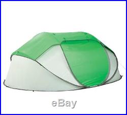 NEW! COLEMAN 4 Person Pre-Assembled Instant Pop Up Camping Tent with Taped Rainfly
