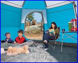 NEW COLEMAN 8 Person 2 Room Octagon 98 Family Camping Tent with RainFly 13 x 13