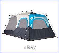 NEW COLEMAN Waterproof 4 Person Family Camping Instant Tent with Mini-Fly 8' x 7