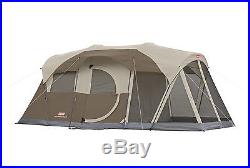 NEW COLEMAN WeatherMaster 6 Person Family Camping Screened Tent WeatherTec