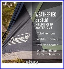 NEW Coleman SKYDOME 8 Person Tent Weathertech System 5 Minute Setup 12'x9'x6.4ft