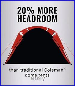 NEW Coleman SKYDOME 8 Person Tent Weathertech System 5 Minute Setup 12'x9'x6.4ft