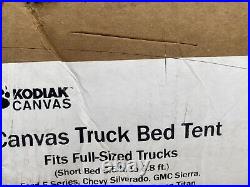 NEW Kodiak Canvas Truck Bed Tent 7206 Complete With Poles