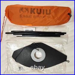 NEW Kuiu Summit Refuge 3P Ultralight Floorless Tent Shelter With Stove Jack