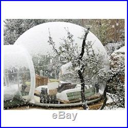 NEW LUXURY Outdoor Single Tunnel Inflatable Bubble Tent Family Camping Backyard