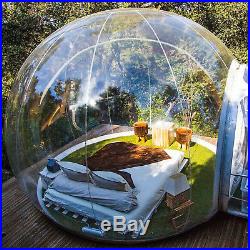 NEW LUXURY Outdoor White Tunnel Clear Dome Inflatable Bubble Tent Changing Room
