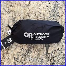 NEW! Outdoor Research Helium Bivy Sack One Size Bivy Tent #287809 Color Slate