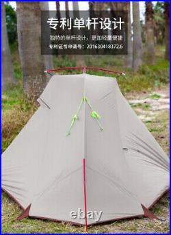 NEW Outdoor Waterproof Ultralight Camping Tent 20D Nylon Two People Hiking Tent